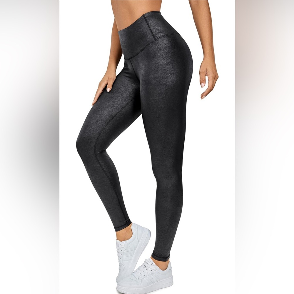 🖤 Matte Faux Leather Leggings